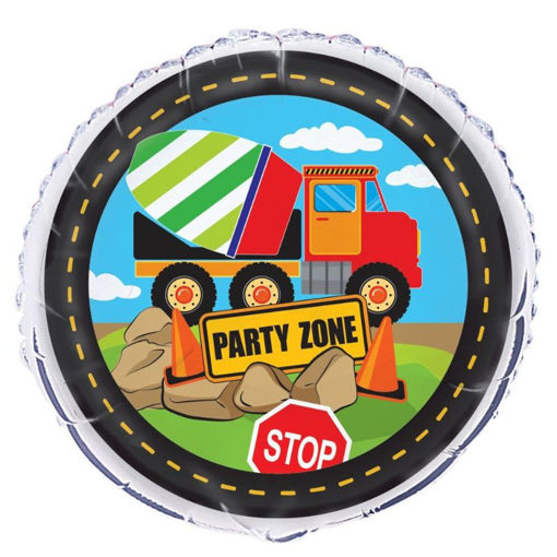 Picture of CONSTRUCTION PARTY FOIL BALL18
